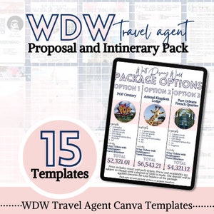 WDW 旅行代理店 完全にカスタマイズ可能な旅程計画と提案、旅行のリマインダー、推奨事項、ヒント