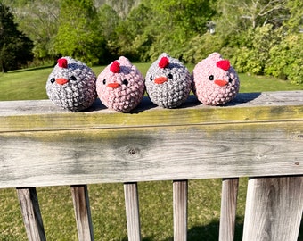 Crochet Chicken Plushies