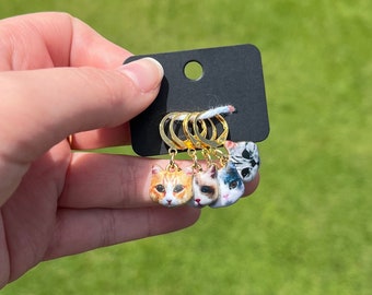 Cat Stitch Markers for Crocheters