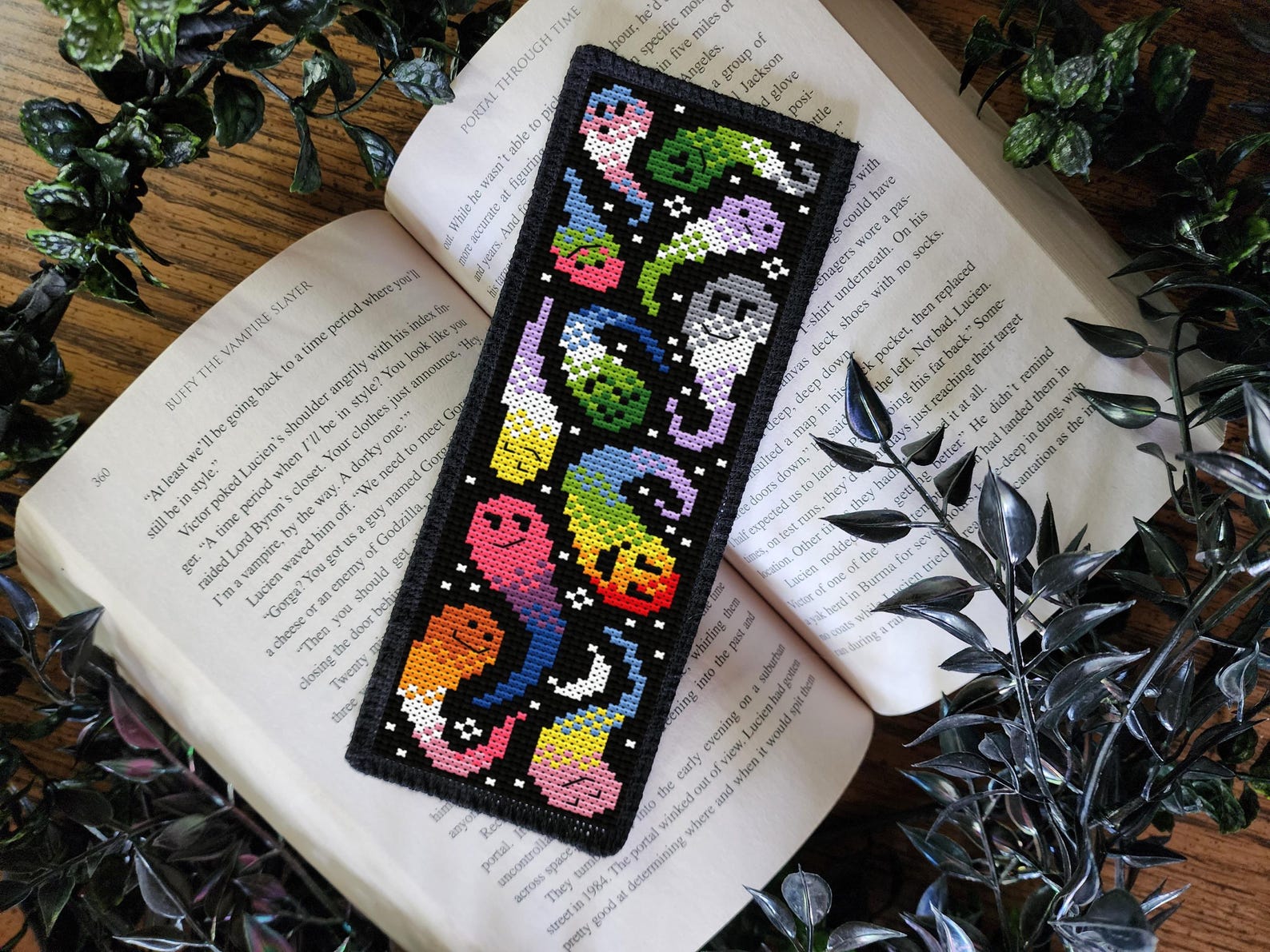 Pride Ghosts Bookmark from Carefree Cat Shop