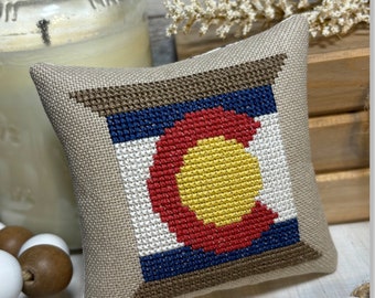 Colorado State Spool by Crafty Bluebonnet Designs | PDF/Digital Cross Stitch Pattern