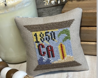 California State Spool by Crafty Bluebonnet Designs | PDF/Digital Cross Stitch Pattern