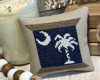 South Carolina State Spool by Crafty Bluebonnet Designs | PDF/Digital Cross Stitch Pattern