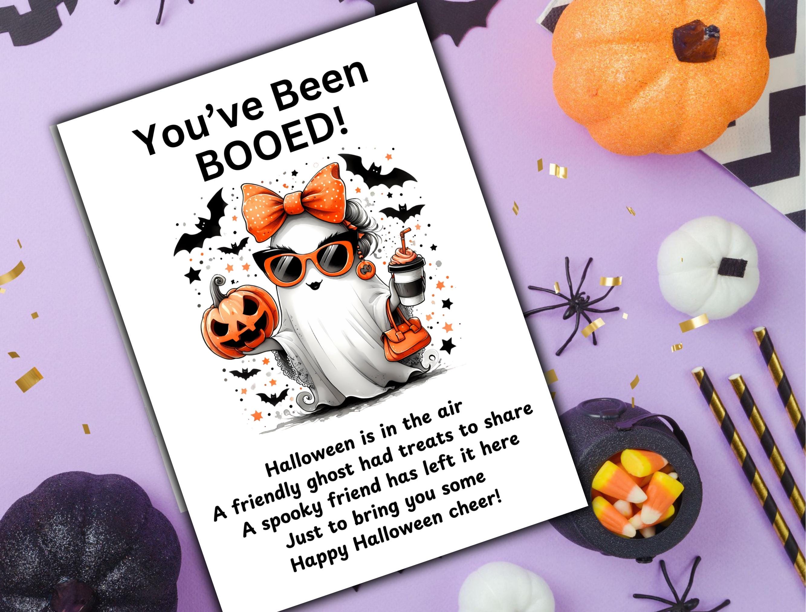Youve Been Booed Sign Printable Ive Been Booed Gift Tags Cute Halloween Youve Been Booed Sign Printable Ive Been Booed Gift Tags Cute Halloween