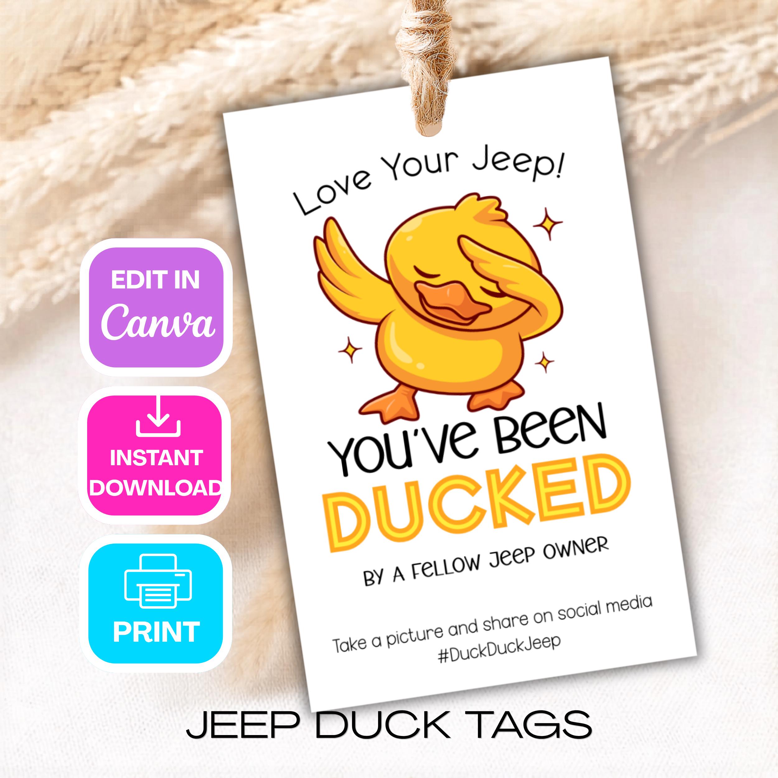 Jeep duck tags - Etsy 日本