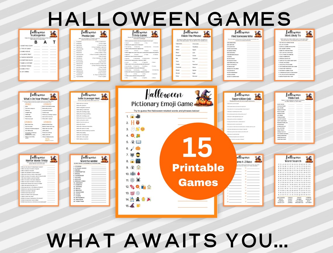 Office Halloween Games Bundle Printable Classroom Activity Fun Girls office-halloween-games-bundle-printable-classroom-activity-fun-girls