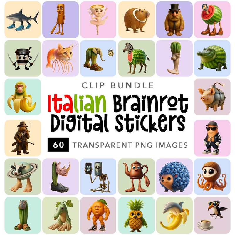 Italian Brainrot Png - Etsy