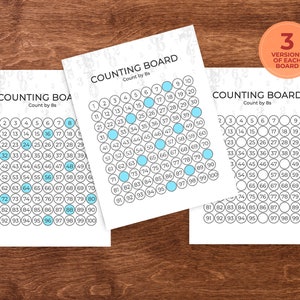 SKIP COUNTING Chart 1-10, Skip Counting Chart for Home School or ...