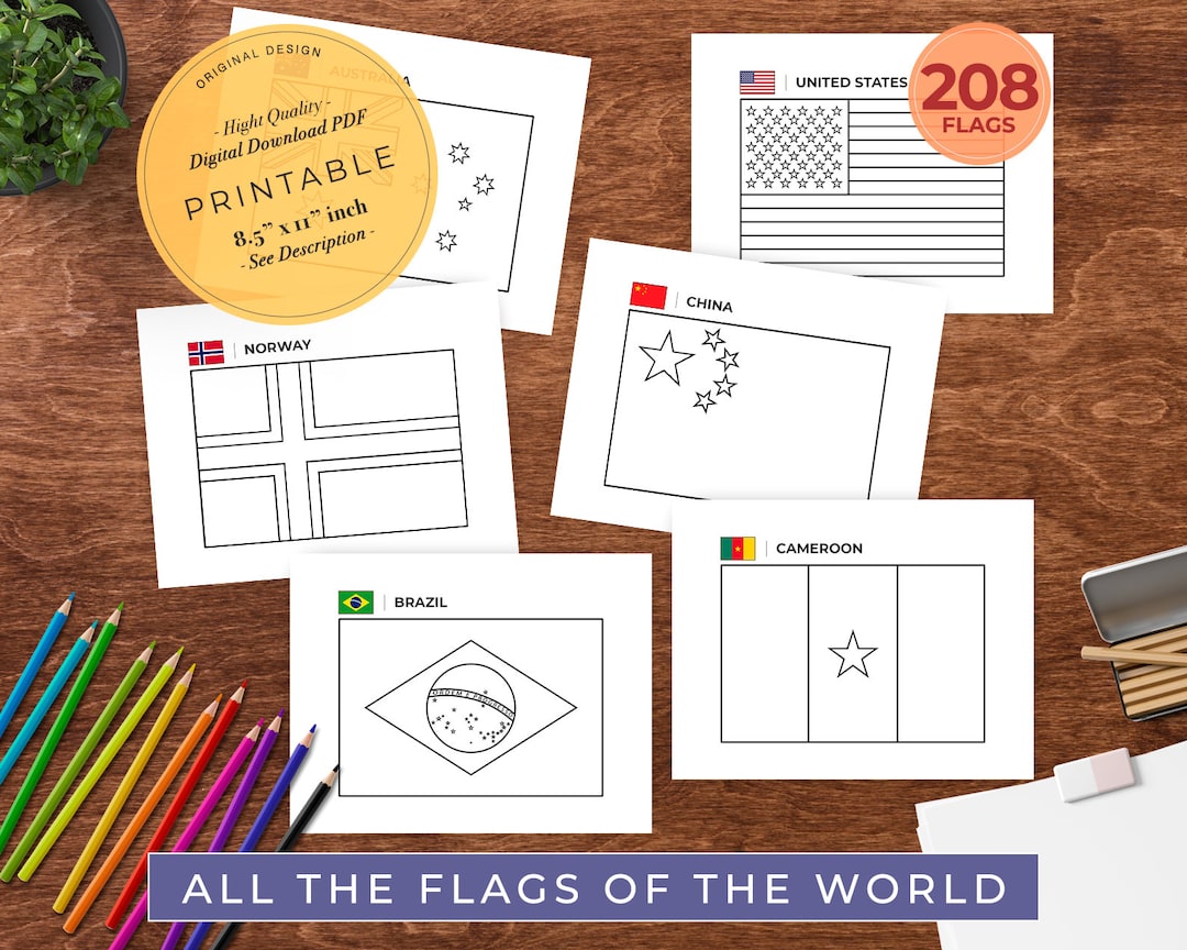 WORLD FLAGS Coloring Pages Printable Countries Flags Printable Flags WORLD FLAGS Coloring Pages Printable Countries Flags Printable Flags