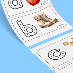 Montessori Cards for Toddlers, Printing Primer Cards, Lowercase Edition ...