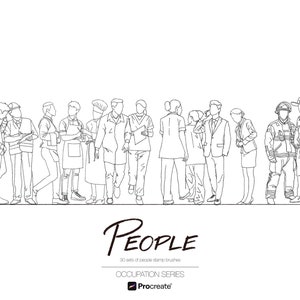 People Brush Set for Procreate (Occupation Series)