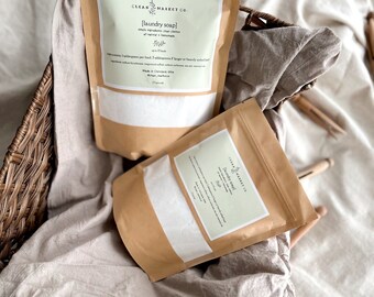 Unscented Laundry Soap: All Natural, Non-Toxic Powder Detergent