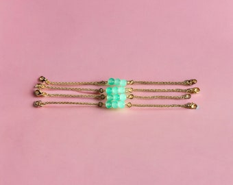 Aqua Beaded Bracelet