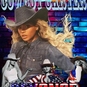File PNG di Beyonce Cowboy Carter, file digitale di Cowboy Carter, tour di Beyonce PNG, file PNG di Beyonce Cowboy Carter