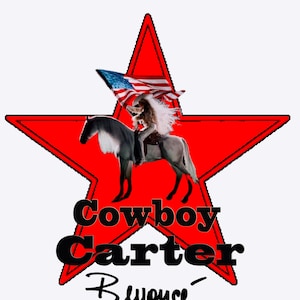 File PNG di Beyonce Cowboy Carter, file digitale di Beyonce Cowboy Carter, file PNG del design di Beyonce Cowboy Carter pronto per la stampa su maglietta