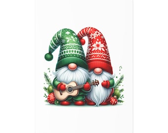 Poker Cards, Christmas Gnomes Playing Cards, Holiday Poker Deck, Festive Card Game, Seasonal Gaming Deck, Winter Theme Poker Cards