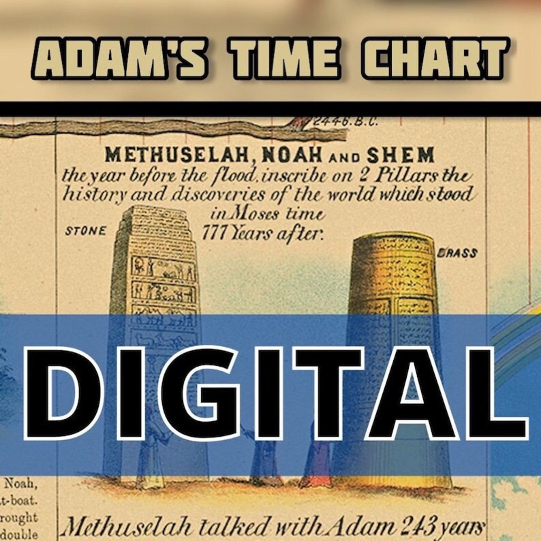 Adam's Time Chart Full HD Instant Download Etsy