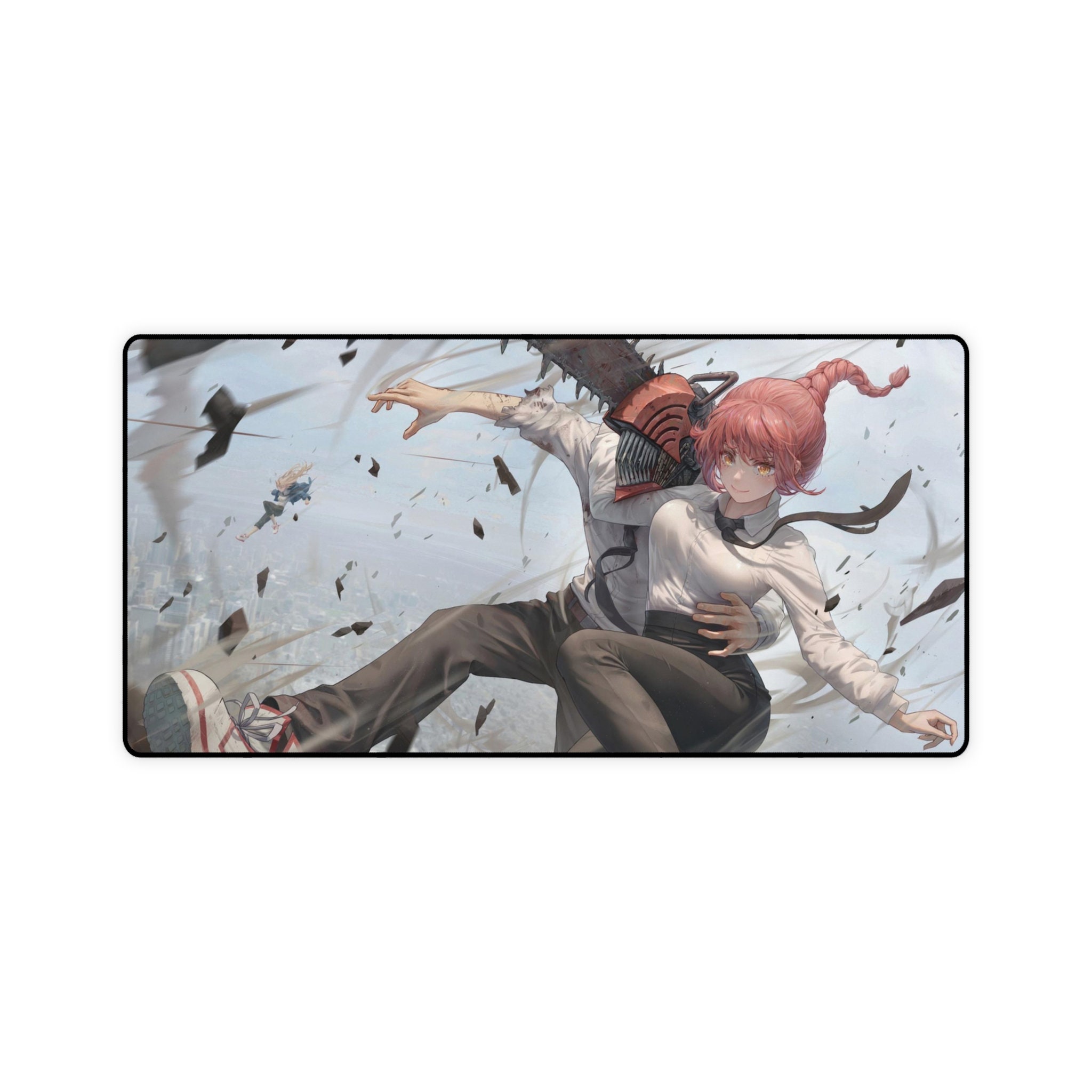 Large Anime Chainsaw Mouse Pad With Wrist Rest Makima Power Aki Denji  Design For PC Gaming, Laptop, And Desk Mouse Pad T230215 From Wangcai06,  $5.64