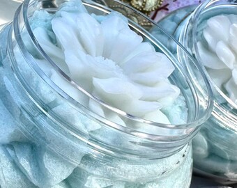 Whipped Soap Magnolia Leaf Tonka  Calendula & Rice Powder/Gentle Touch Whipped Soap/Whipped Soap/Natural Skincare/handmade soap/rice powder