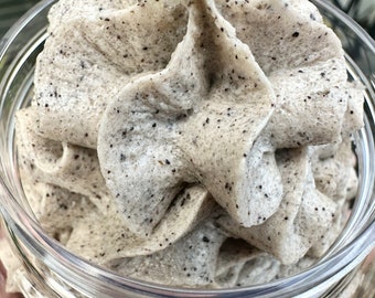 Whipped Sugar Soap/Oatmeal Milk Whipped Sugar Soap/Foaming Soap/Exfoliating whipped soap/Bath and Beauty Gift idea for he/soap