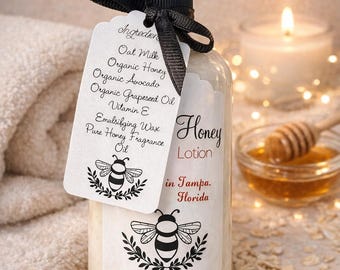 Body Lotion Oat Milk and Honey/Hydrating Body Lotion/Natural Body Lotion/Gift For her /Gift for him