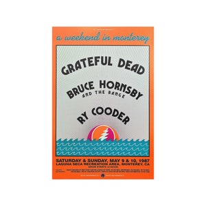 Grateful Dead Vintage Music Poster