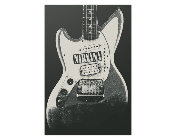 Nirvana Vintage Concert Music Poster