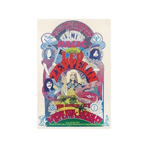 Led Zeppelin Vintage Music Poster