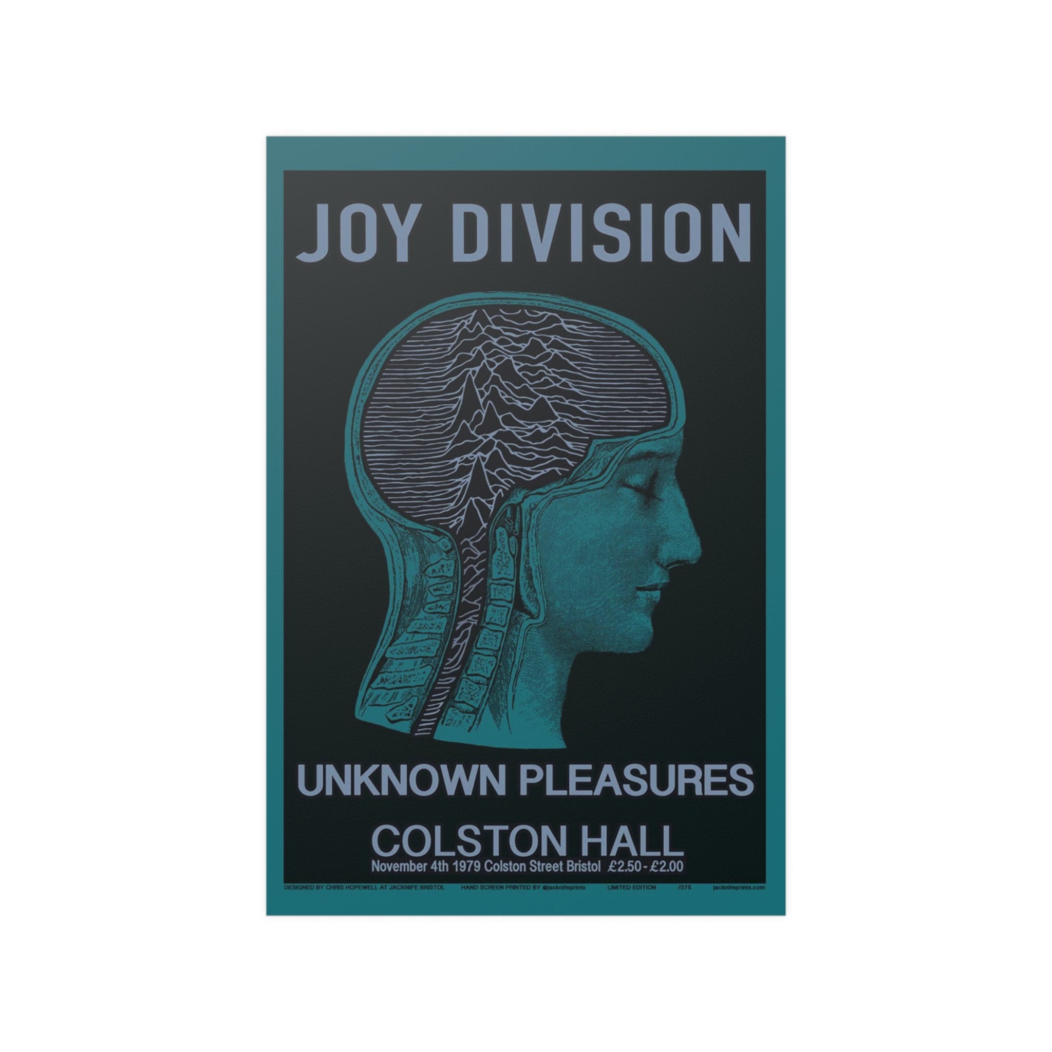 Discover Joy Division Vintage Concert Music Poster
