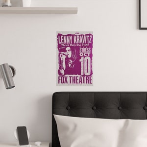 Lenny Kravitz Vintage Music Poster - Etsy