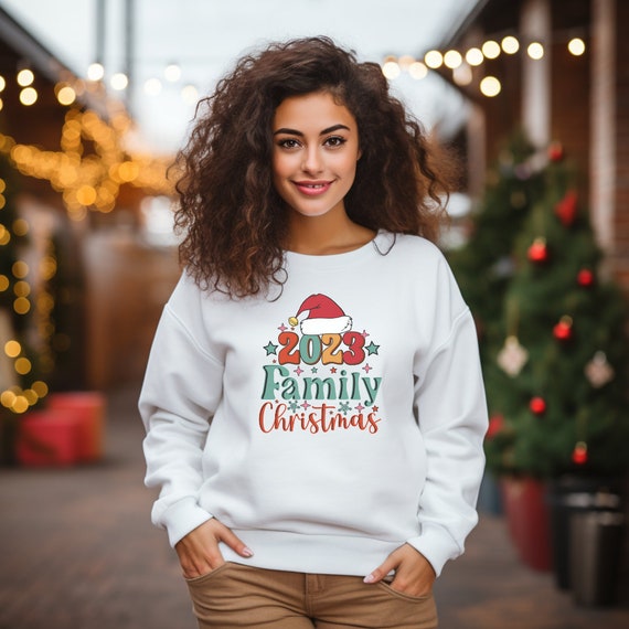 2023 Family Christmas Sweatshirt Christmas Sweatshirt Christmas Sweater Merry Christmas Christmas Gift Funny Christmas Christmas Party Etsy