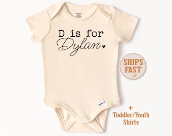 Custom Name Baby Onesie® Personalised Newborn Outfit Baby Boy Bodysuit New Baby Clothes Newborn Baby Name Announcement Onesie® Girl Baby