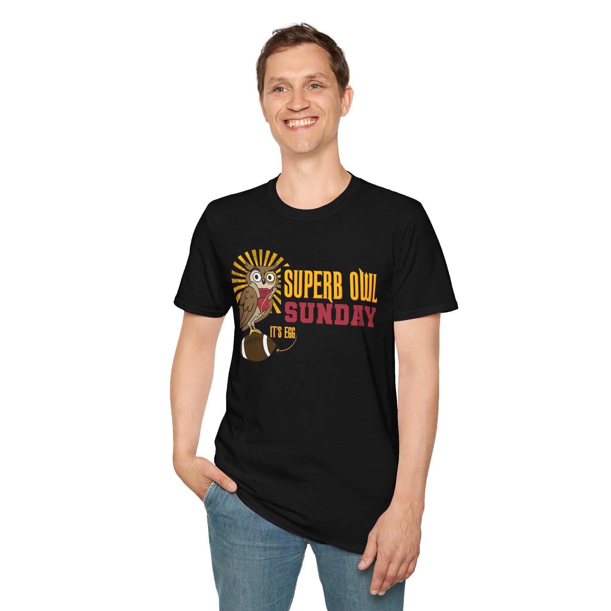 Superb Owl T-Shirt, What We Do in the Shadows Parody, Vampire Super Bowl Party Tee, Funny Goth Bird 