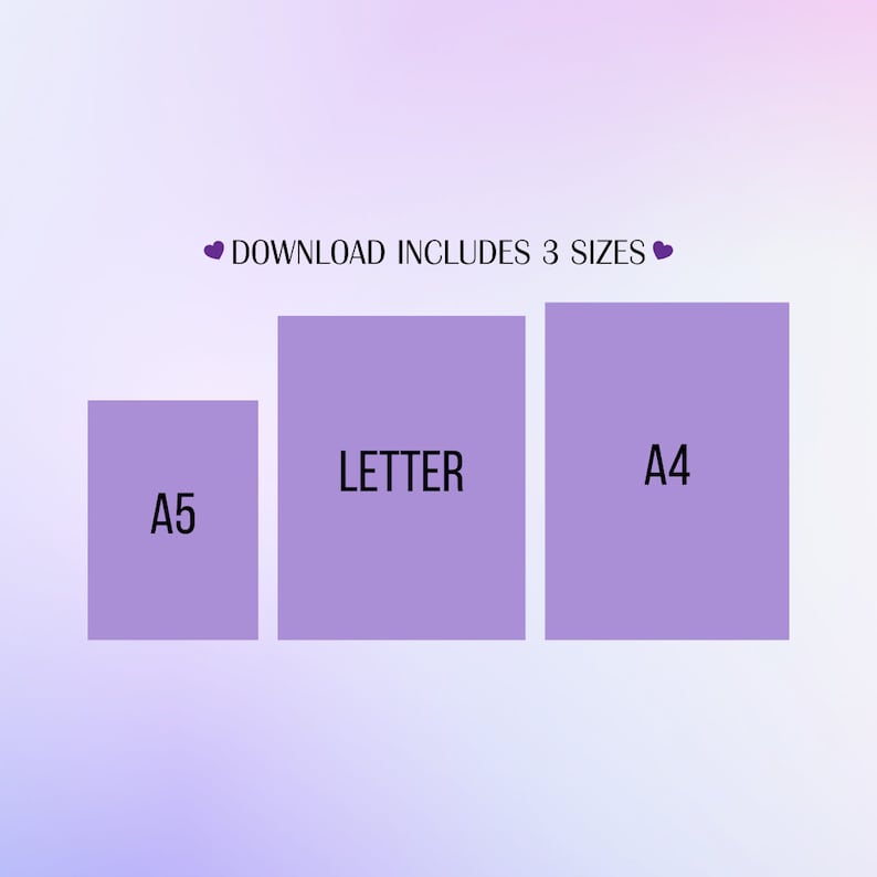 Butterfly Journal Paper Printable, Note Pages, Lined, A4, A5, Letter