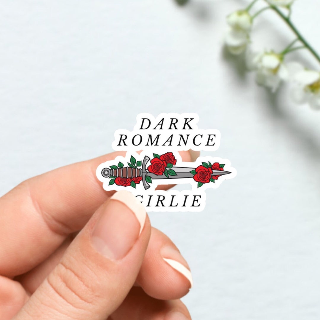 Dark Romance Girlie Sticker | Bookish Sticker | Kindle Sticker ...