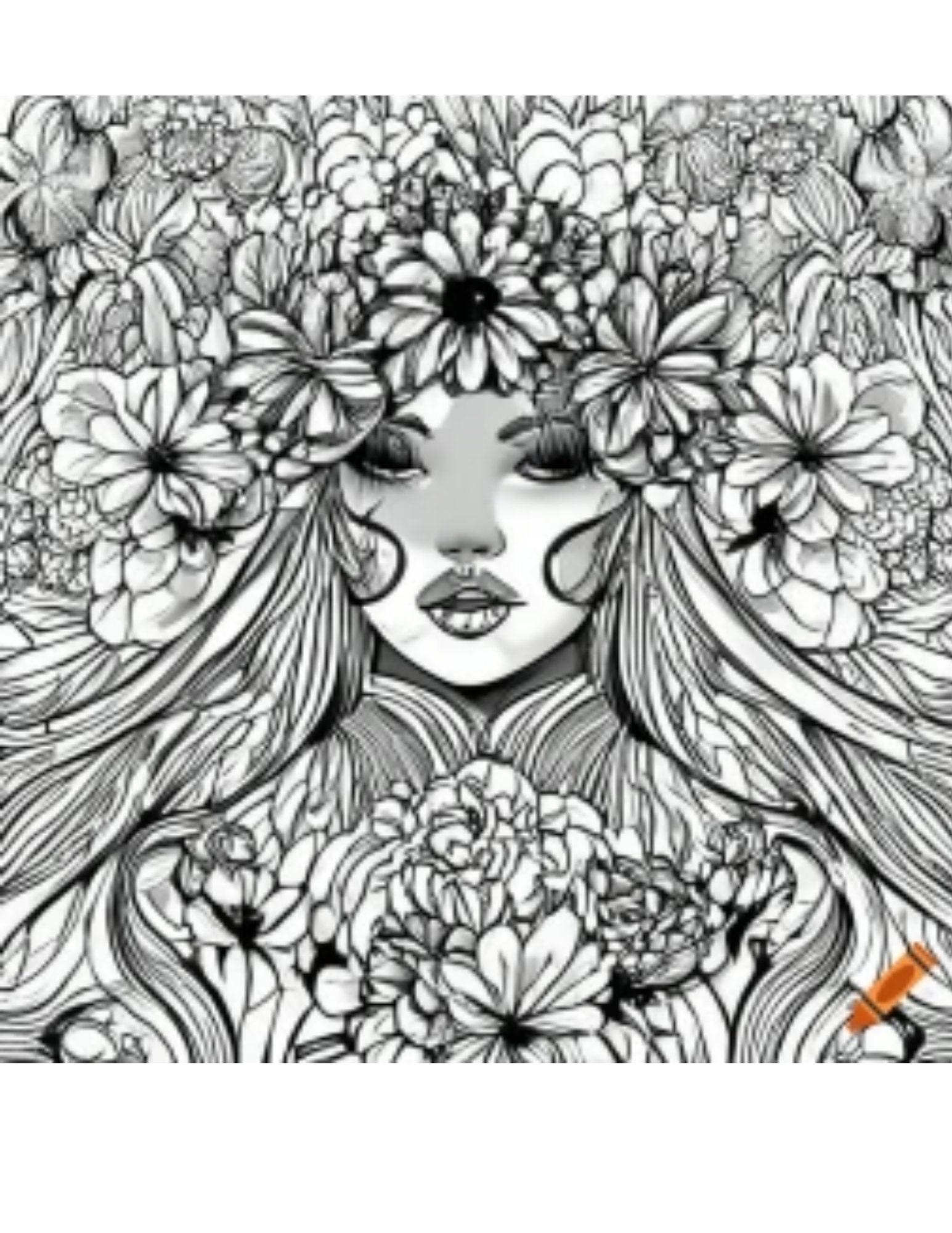 Adult Coloring Pages Floral Coloring Book Digital Download Printable - Etsy