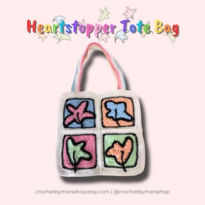 Heartstopper Crochet Tote Bag
