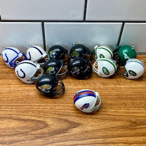 NFL Football Helmet Christmas Ornament, Keychain & Backpack Clip | AFC Football Helmets | NFC Football Helmets | nfl Christmas