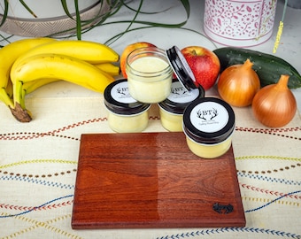 Wosk/odżywka do desek do krojenia | Organiczny | Całkowicie naturalny | Idealny do wszystkich drewnianych desek do krojenia/wędlin | Nietoksyczny | Wodoodporny