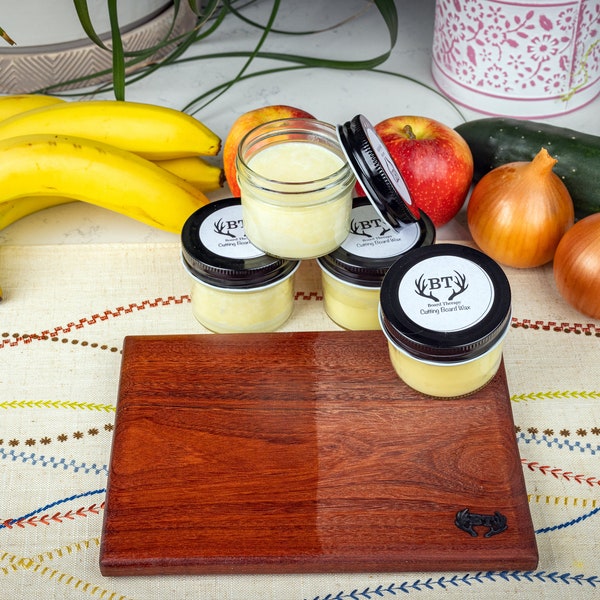 Cutting Board Wax/Conditioner | Organic | All Natural | Perfect for All Wooden Cutting/Charcuterie Boards | Housewarming | Water Resistant