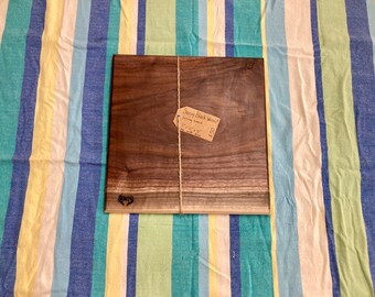 Solid Black Walnut Wood Cutting Board | Charcuterie Board | All Natural Wood Grain | Housewarming | Wedding | Anniversary | Dinner Party