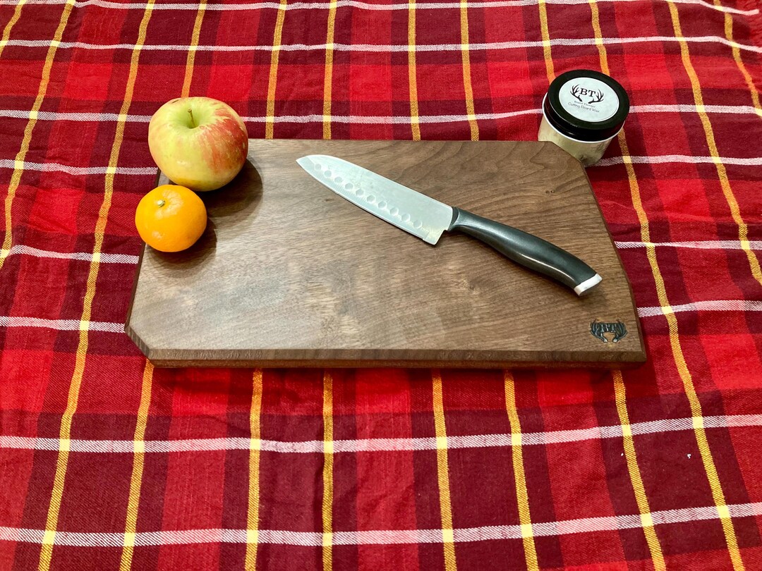 Handcrafted Red Oak, Texas Oak & Black Walnut Bread Board*