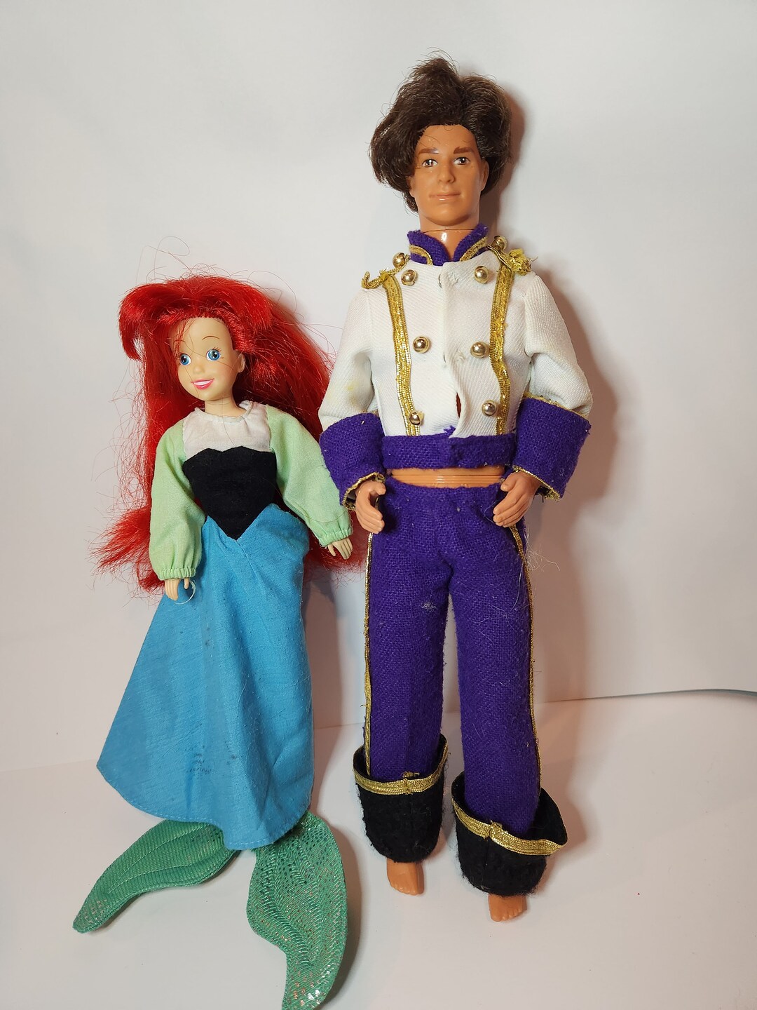 Disney Ariel the Little Mermaid Doll With Prince Eric ken - Etsy
