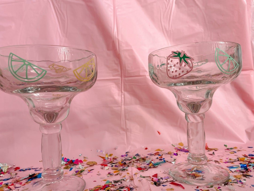 Custom Margarita Glass Etsy