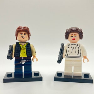 Star Wars Han Solo and Princess Leia Lot of 2, Star Wars A New Hope, The Empire Strikes Back, Return of the Jedi