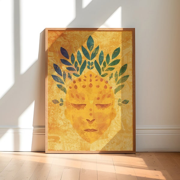 Sun God Goddess Art Etsy