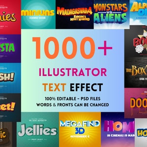 Ultimatives Photoshop Text Effects Bundle: 1000+ bearbeitbare PSDs für luxuriöse Titel und Poster