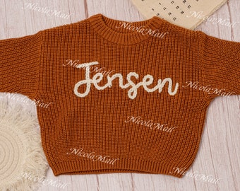 Sweet Baby Embroidered Sweater: Cozy, Soft, and the Wonderful Gift for Moms and Little Ones!