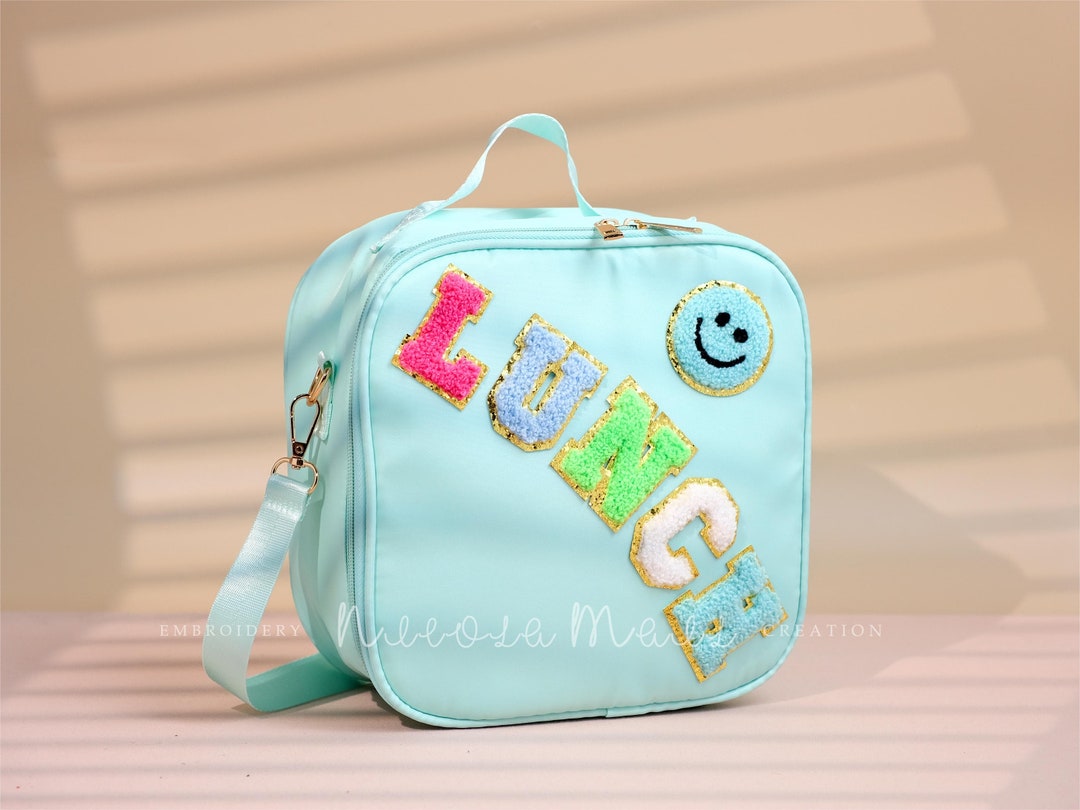 Custom Kids Lunchbox Personalized Lunch Box With Chenille Letter ...