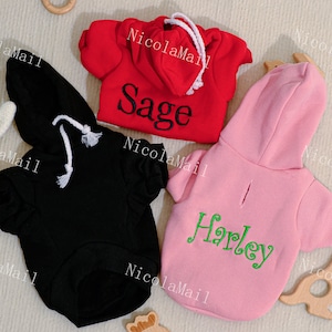 Customized Dog Hoodie: Personalized Puppy Sweatshirt Attire